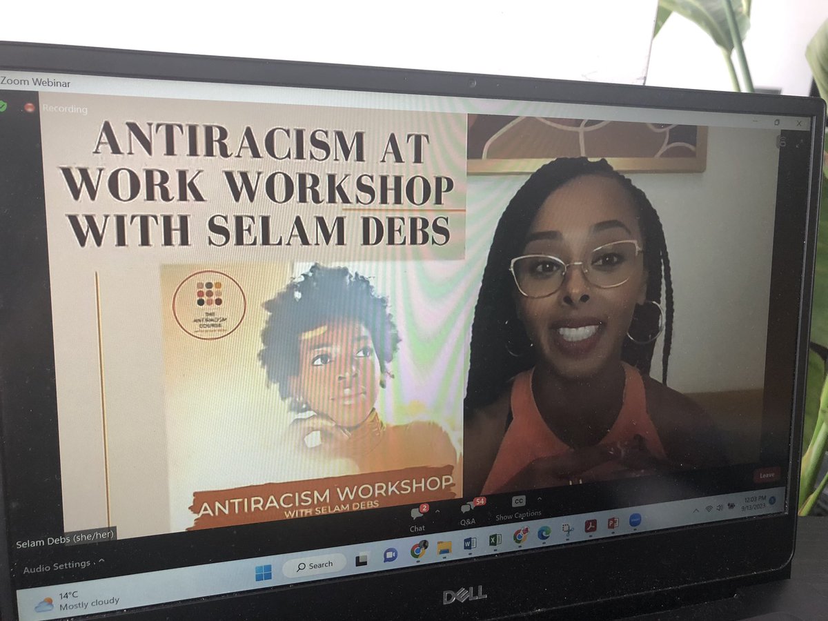 Loving this #antiracism workshop session with <a href="/selamdebs/">Selam Debs</a>. 🥰
<a href="/LoveofLit_Books/">Love of Literature Book Club</a>