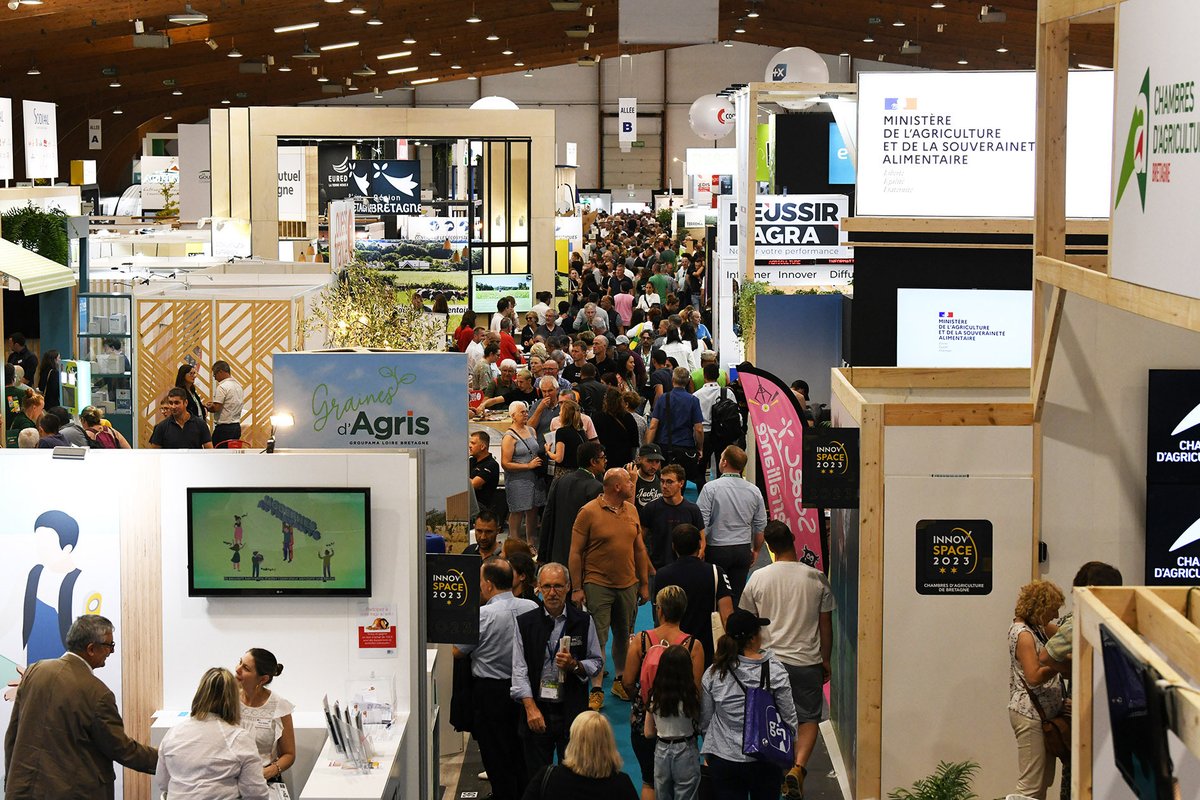 Une superbe 2e journée au #SPACE2023 ! Des rencontres de qualité avec les 1200 exposants présents 🙂 #TousAuSPACE !