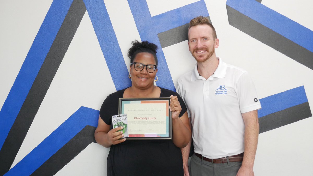 This month’s Making A Difference award winner is Chomedy Curry! Chomedy has received the most nominations so far this year due to her strong abilities to train staff and her reliability when asked for assistance from any department. Congratulations Chomedy! #employeeappreciation