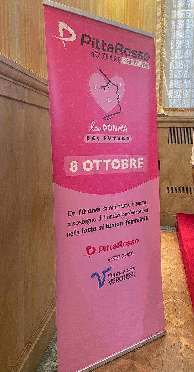 Anna_Scavuzzo's tweet photo. La decima edizione della Pittarosso Pink Parade sarà al Parco Sempione a #Milano domenica 8 ottobre 2023! Grazie a @Fondaz_Veronesi a @PittaRosso e a tutti gli sponsor che danno il via alla raccolta fondi con le PinkAmbassador!
#ricerca #Salute #cancer
#woman #donna
#PPP #PPP23 https://t.co/2fiwOJqPmV