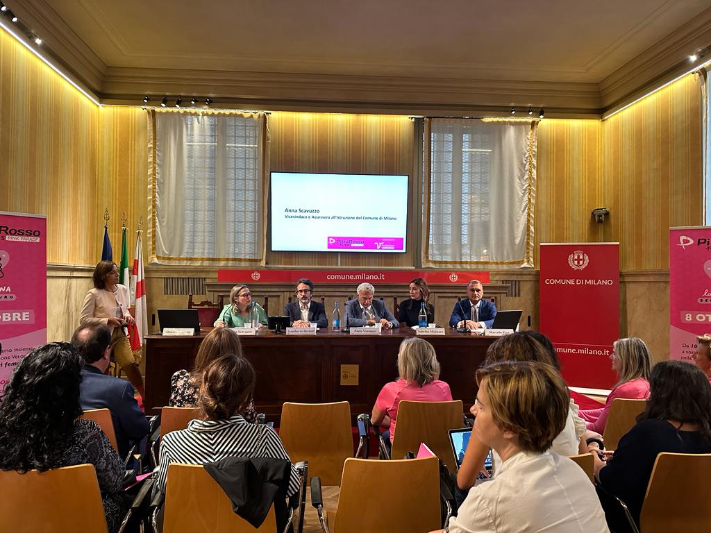 Anna_Scavuzzo's tweet photo. La decima edizione della Pittarosso Pink Parade sarà al Parco Sempione a #Milano domenica 8 ottobre 2023! Grazie a @Fondaz_Veronesi a @PittaRosso e a tutti gli sponsor che danno il via alla raccolta fondi con le PinkAmbassador!
#ricerca #Salute #cancer
#woman #donna
#PPP #PPP23 https://t.co/2fiwOJqPmV