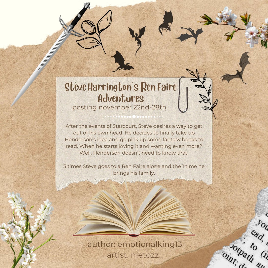 ~𝑺𝒂𝒗𝒆 𝒕𝒉𝒆 𝒅𝒂𝒕𝒆𝒔~

We have official confirmation of the postings dates! I saw emurph do this and thought I'd take a crack at it! (thanks for the inspo, e <3)

This fic has been my everything for a long time. It even features myself and some of my friends as extras!