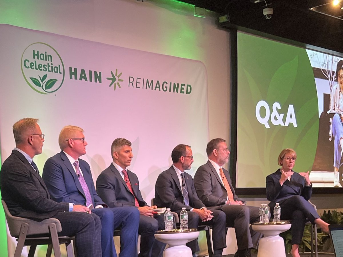 Attended the Hain Celestial Group’s Investor  Day today where Wendy Davidson &amp; her team unveiled our plan for Hain Reimagined. As a global leader in the Better for You landscape, we are excited about our plans to unlock top line and bottom line growth and drive shareholder value