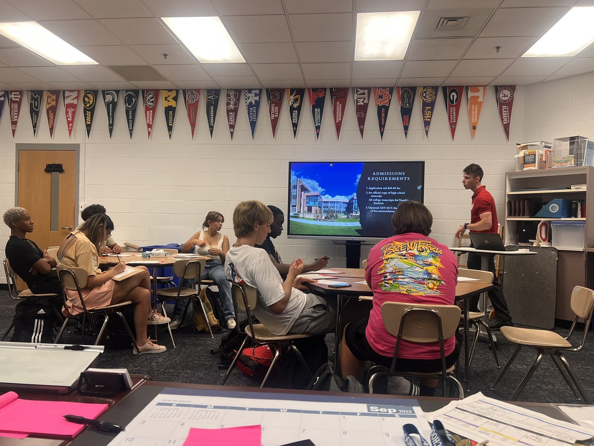 Thank you <a href="/FrostburgState/">Frostburg State University</a> for visiting our students today!