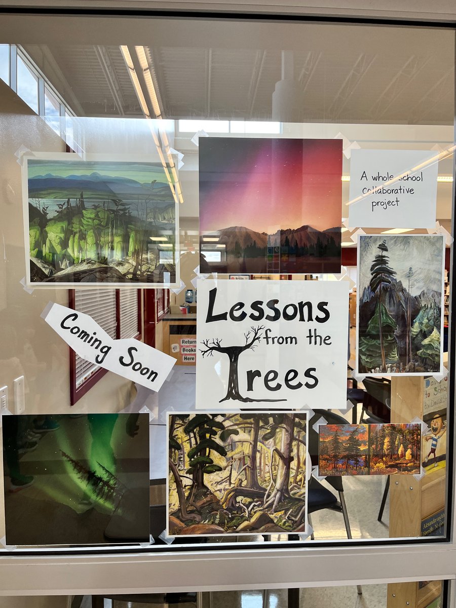 We are so excited to be partnering with <a href="/SharonFortowsky/">Sharon Fortowsky</a> this year for a while school collaborative art residency #landbasedlearning #visualarts <a href="/CbeArea1/">CBE Area 1</a>