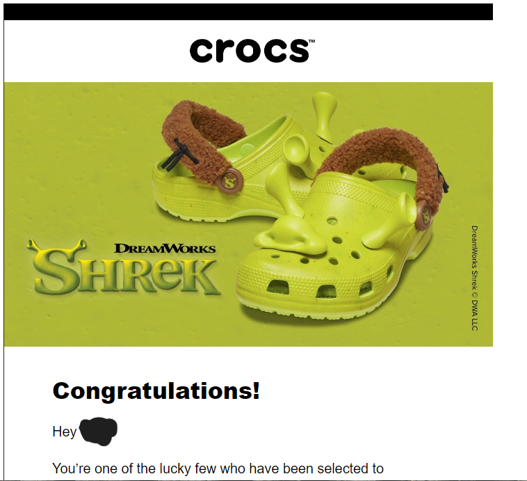 GOT SOME SHROCS CHYEAHHHH