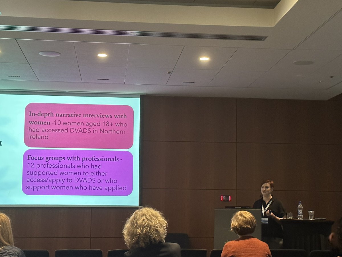 AliMcD101's tweet photo. Had a great time at the #ECDV23 conference in Reykjavik. Presented my PhD research on Women’s Lived Experiences of the #DVADS, met some lovely people (850 delegates was A LOT 😱) and saw the northern lights 🥰 https://t.co/vUJnNmgUdQ