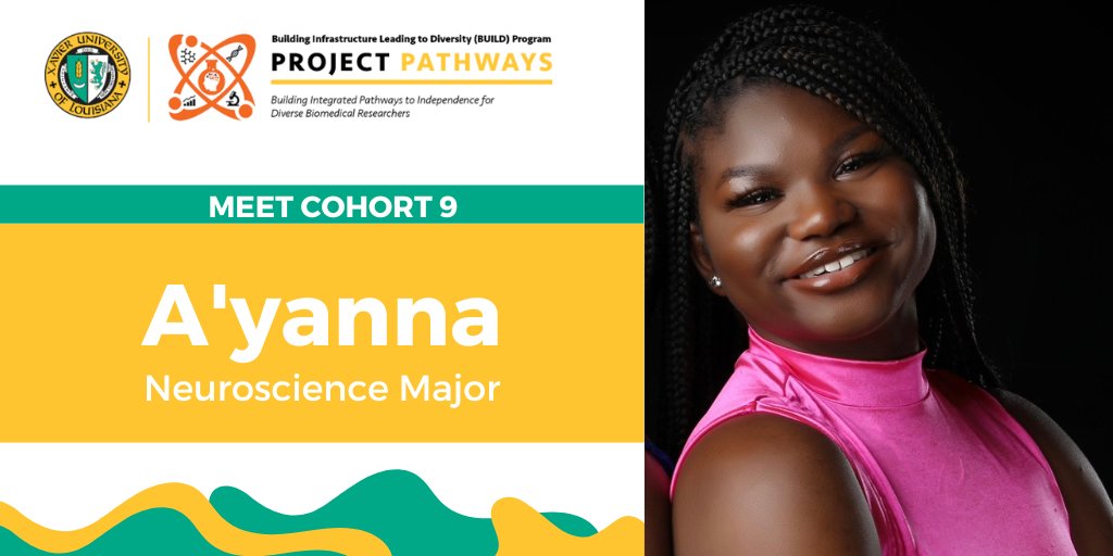 #MeetCohort9's Neuroscience major, A'yanna! She chose @xula1925 as the support she received from Xavierites made her quickly recognize how Xavier is like family! She plans to obtain her master's degree and earn her MD to contribute to science and medicine. #XULABUILD #XULAProud
