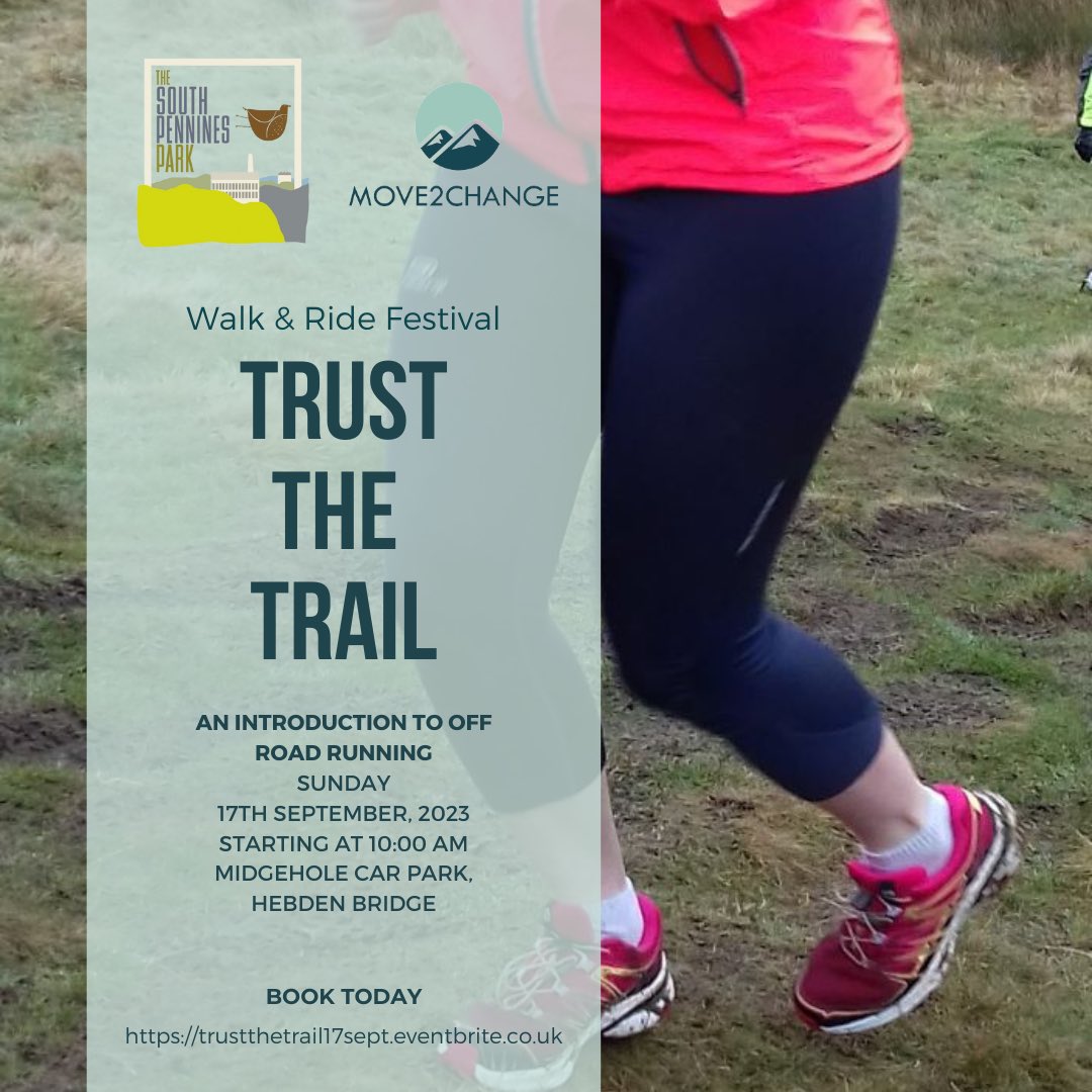 Move2Change CIC (@move2changec) on Twitter photo Be sure to join us this Sunday for our #free off road running event in collaboration with <a href="/South_Pennines/">South Pennines Park</a> walk & ride festival🍃🏃♂️
Secure your spot today!👉 shorturl.at/fBG47
#joinus #running #offroad #hebdenbridge Be sure to join us this Sunday for our #free off road running event in collaboration with <a href="/South_Pennines/">South Pennines Park</a> walk & ride festival🍃🏃♂️
Secure your spot today!👉 shorturl.at/fBG47
#joinus #running #offroad #hebdenbridge