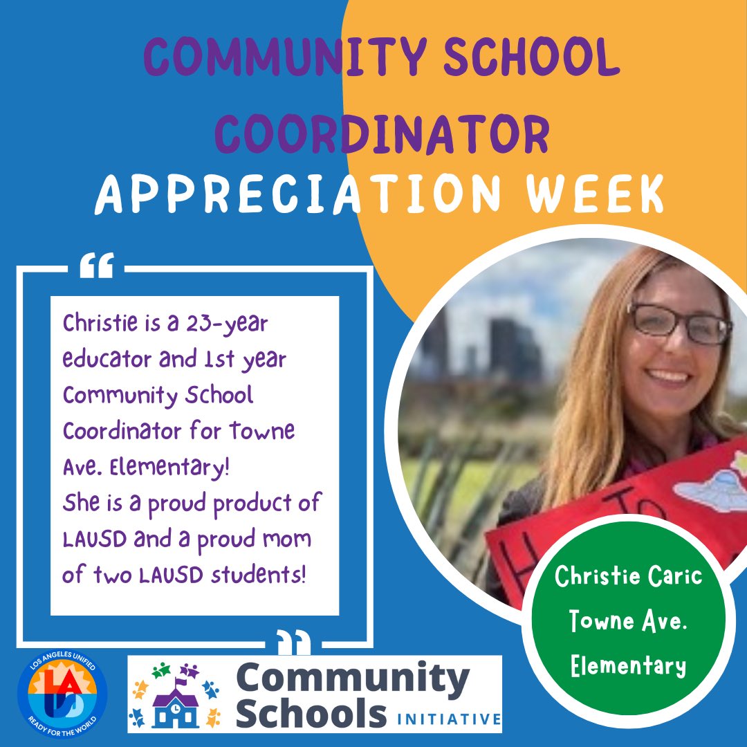 csi_lausd's tweet photo. Christie is in the process of growing the collaboration team @townetigers2020 & building the leadership capacity of interest holders. What motivates her is working to implement a sustainable, shared vision around what our dream school& Carson will look like! #coordinatorsrocks https://t.co/PHWkQ6ojn3