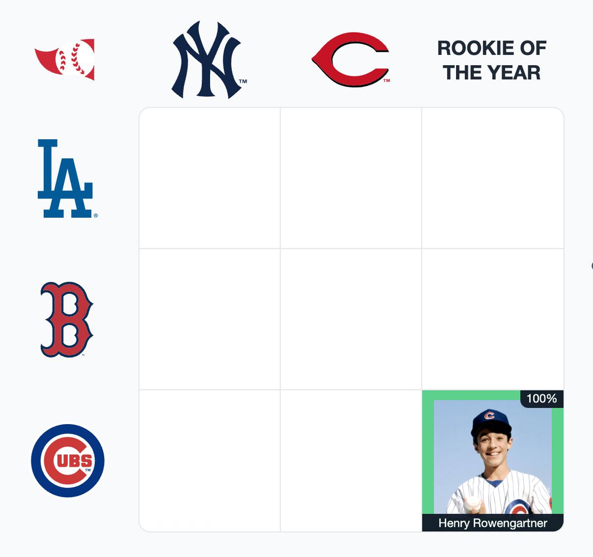 Immaculate Grid tweet media