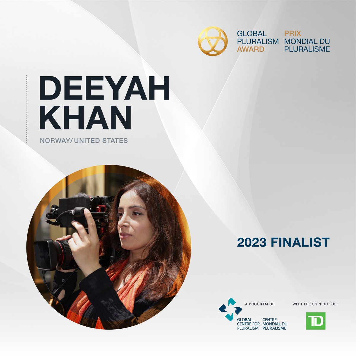 Fuuse (@fuuse) on Twitter photo Our inspiring founder <a href="/Deeyah_Khan/">Deeyah Khan</a> has today been named a finalist for #GlobalPluralismAward2023
Selected from among 200 nominations from 60 countries, Deeyah made the shortlist for her approach to filmmaking, which explores extremism with empathy.
award.pluralism.ca/2023-global-pl… Our inspiring founder <a href="/Deeyah_Khan/">Deeyah Khan</a> has today been named a finalist for #GlobalPluralismAward2023
Selected from among 200 nominations from 60 countries, Deeyah made the shortlist for her approach to filmmaking, which explores extremism with empathy.
award.pluralism.ca/2023-global-pl…