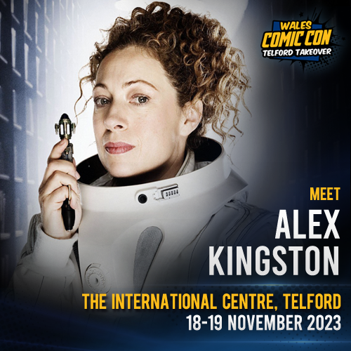 TelfordTakeover's tweet photo. NEW MEDIA GUEST #TelfordTakeover - Alex Kingston

⭐ A Discovery of Witches
⭐ Arrow
⭐ Doctor Who
⭐ ER
⭐ FlashForward
⭐ Transformers

Autographs &amp; Photo-ops on sale now ➡️ https://t.co/gRZTDoGzq7

#DoctorWho #RiverSong #DrWho #ER #ElizabethCorday #Arrow #BenHur #Lucifer https://t.co/M3NmudSRUQ