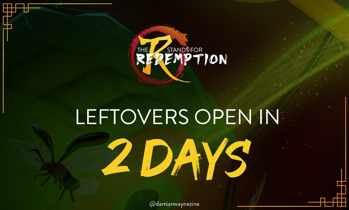 damianwaynezine's tweet photo. 2 DAYS until Leftover Sales OPEN! 🦇🦇 https://t.co/eyWj1xZclE