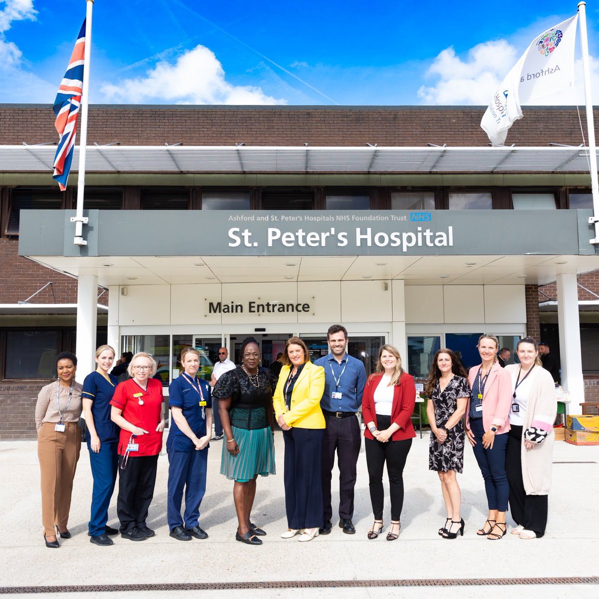 Louise McKenzie (@lmckenzie71) on Twitter photo Great visit at <a href="/ASPHFT/">Ashford & St Peter's</a> by <a href="/RonkeAkerele/">Dr Ronke Akerele</a> <a href="/WinnieGeorge18/">Winnie George</a> <a href="/NHSEngland/">NHS England</a> and <a href="/SurreyHeartland/">Surrey Heartlands Health and Care Partnership</a> colleagues to discuss the work we have been doing on recruitment and retention. Thank you <a href="/JimmyNurseNotts/">Jimmy Squire-Dean</a> <a href="/fiholley/">Fiona Holley 💙</a> <a href="/EDI_ASPH/">Equality at ASPH</a> <a href="/cateringasph/">Catering at ASPH</a> & others who supported the visit <a href="/people_nhs/">We Are NHS People 💙</a> Great visit at <a href="/ASPHFT/">Ashford & St Peter's</a> by <a href="/RonkeAkerele/">Dr Ronke Akerele</a> <a href="/WinnieGeorge18/">Winnie George</a> <a href="/NHSEngland/">NHS England</a> and <a href="/SurreyHeartland/">Surrey Heartlands Health and Care Partnership</a> colleagues to discuss the work we have been doing on recruitment and retention. Thank you <a href="/JimmyNurseNotts/">Jimmy Squire-Dean</a> <a href="/fiholley/">Fiona Holley 💙</a> <a href="/EDI_ASPH/">Equality at ASPH</a> <a href="/cateringasph/">Catering at ASPH</a> & others who supported the visit <a href="/people_nhs/">We Are NHS People 💙</a>
