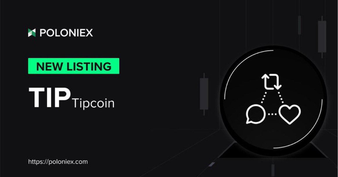 DaoLuat's tweet photo. Sàn @Poloniex thông báo v
 listing $tip
Mặc dù đang bị flop ko tăng point nhưng vẫn vui
Nhận kèo chéo flw nhà mn
#cheo #tip #cheouytin
#cheoflow #đẹp #Airdrop https://t.co/JOB1hiCw7Z