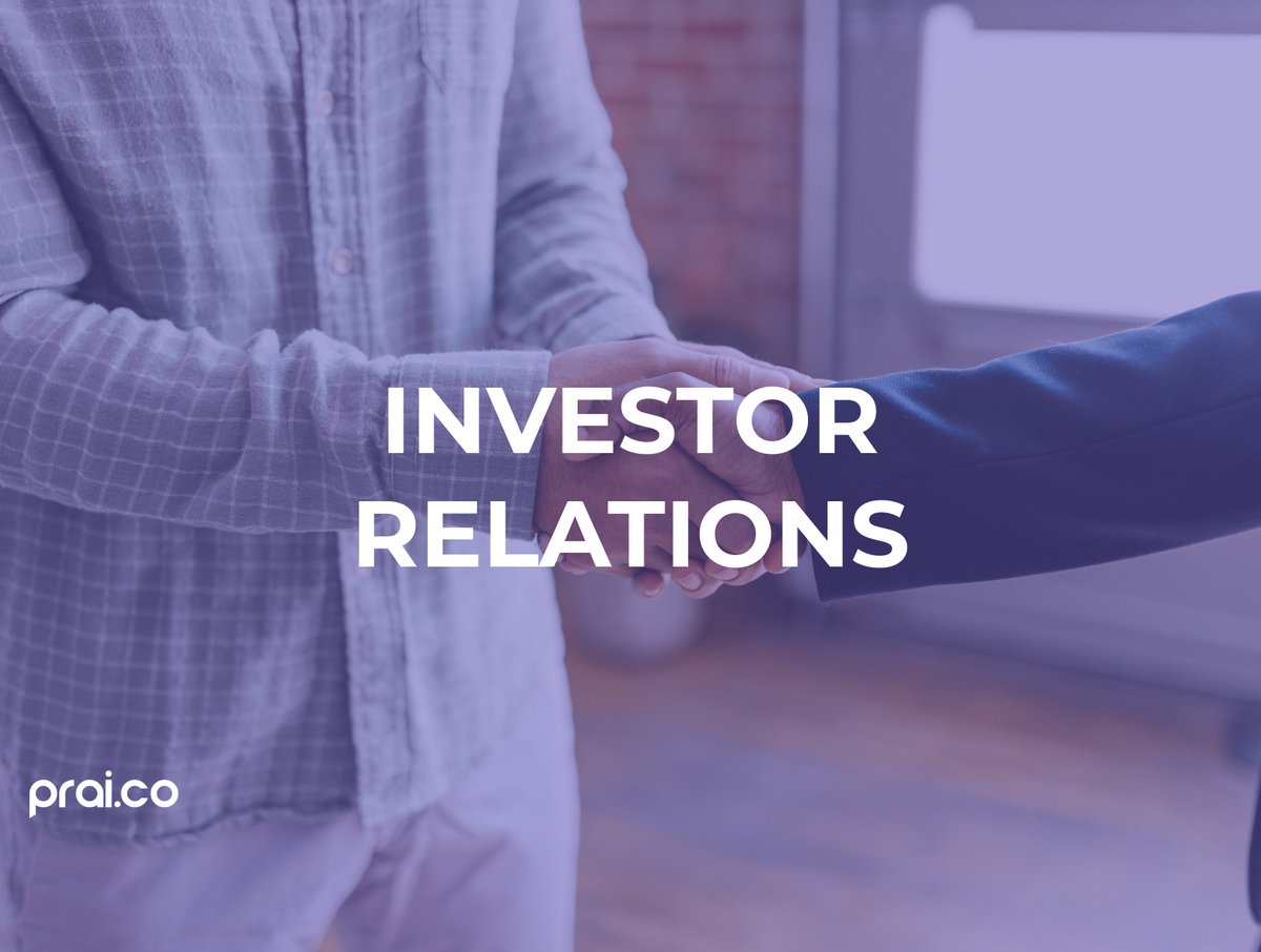 prai_platform's tweet photo. Have you ever wondered how companies build strong financial relationships? IR assumes responsibility by strategically managing the interaction between management and investors.

Write to us to start cooperation #InvestorRelations #FinancialRelationships #BusinessPartnerships https://t.co/bNHzdlcSUr