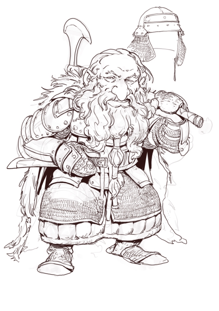 And now we follow up with some sketches made for Dolgan.

These are pieces worked up for a pre production of the Rift War Cycle by Raymond E Feist.
⁠
#characterdesign #riftwar #worldbuilding