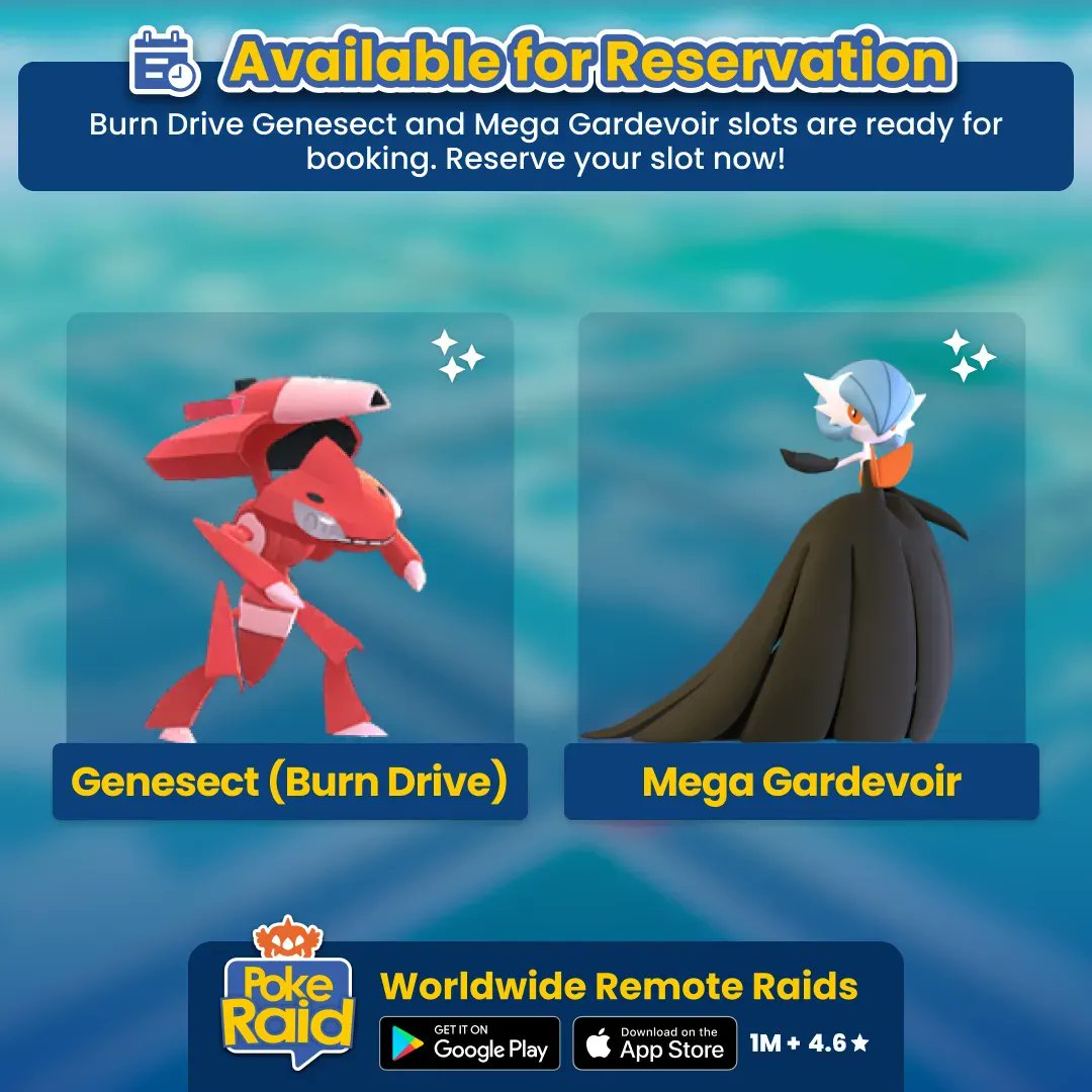 Genesect (Burn Drive) Debuts in Raids - Leek Duck