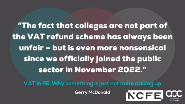 Association of Colleges (AoC) tweet media