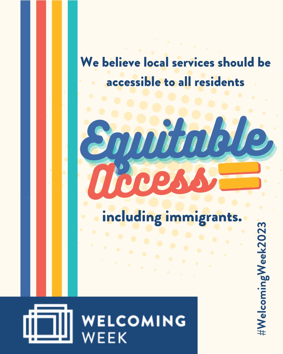 WelcomingWeek's tweet photo. 🚀 Today, our spotlight is on dismantling barriers and championing equal opportunities for all. Embracing equitable access helps us build a community that empowers each and every individual. Stay tuned for more themes honoring inclusivity! 🌟🌍 #WelcomingWeek #EquitableAccess https://t.co/CegkGbXsBh