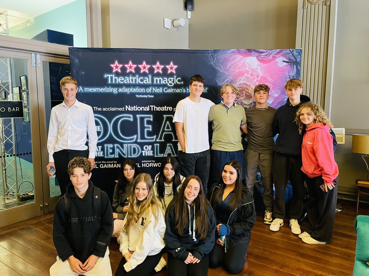 Academic Drama trip to the Regent Theatre, Stoke-on-Trent, to see the fantastical production of ‘The Ocean at the End of the Lane.’ A great way to start the academic year and to develop our pupils’ understanding of how theatre is made and communicated. <a href="/RegandVic/">Regent Theatre & Victoria Hall</a> <a href="/OceanOnStage/">The Ocean at the End of the Lane</a>