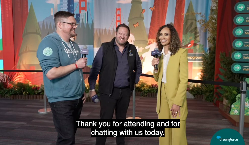 Spotted @DarthGarry on Salesforce+ while watching <a href="/Dreamforce/">Dreamforce</a>! #DF23