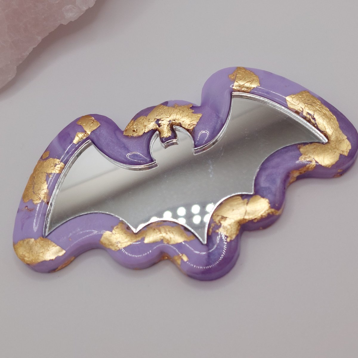 Wanted to get this bat mirror and a few other pieces listed onto @Etsy today, but sadly, you can not upload pictures when using their app! So slight change of plan, and I'm now sending all my photos to my laptop (which will take 4 times longer) #EtsySeller