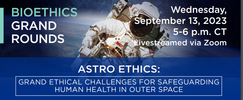 BCMEthics's tweet photo. Tune into our virtual #bioethics #grandrounds TONIGHT 5-6pm CT on #astroethics https://t.co/BpCWwOPmDj https://t.co/dG5HHC3m0w
