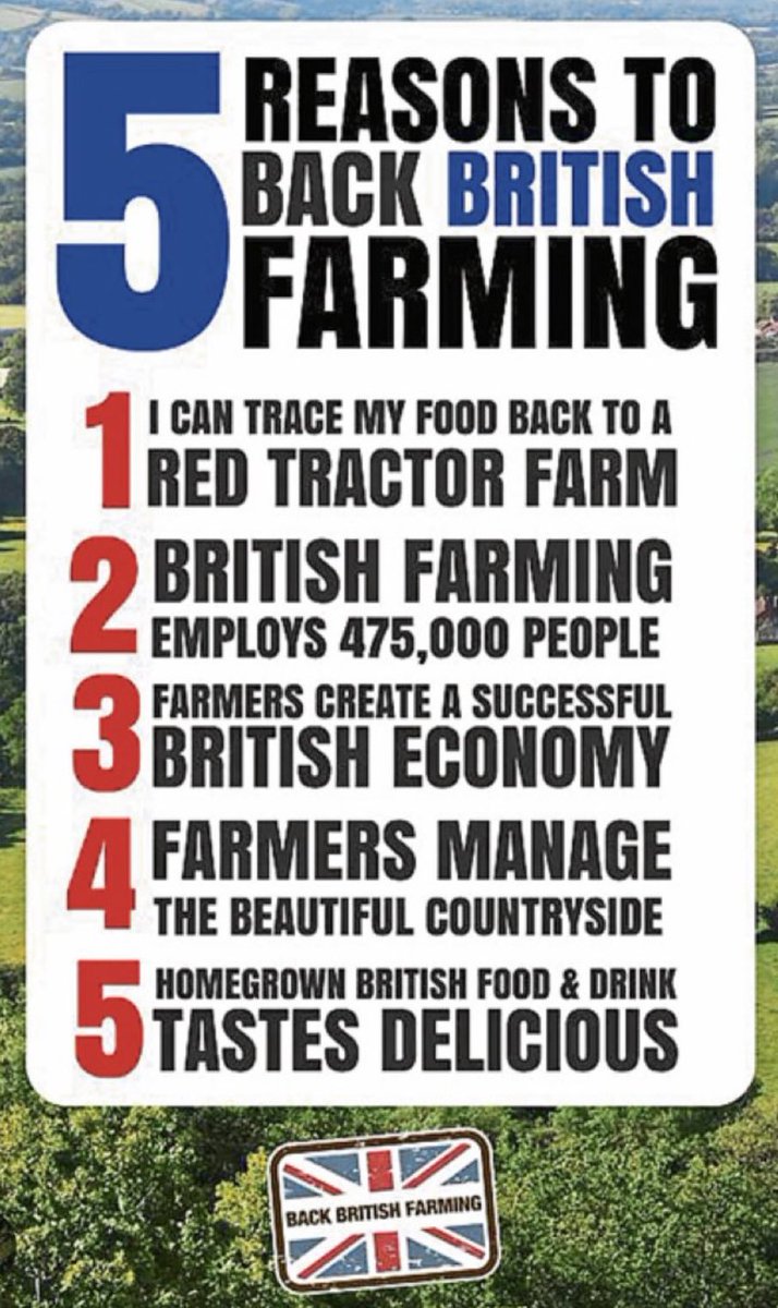 It’s Back British Farming Day, and here’s 5 Good reasons to back British Farming 👇 @SaveBritishFood #BackBritishFarmingDay