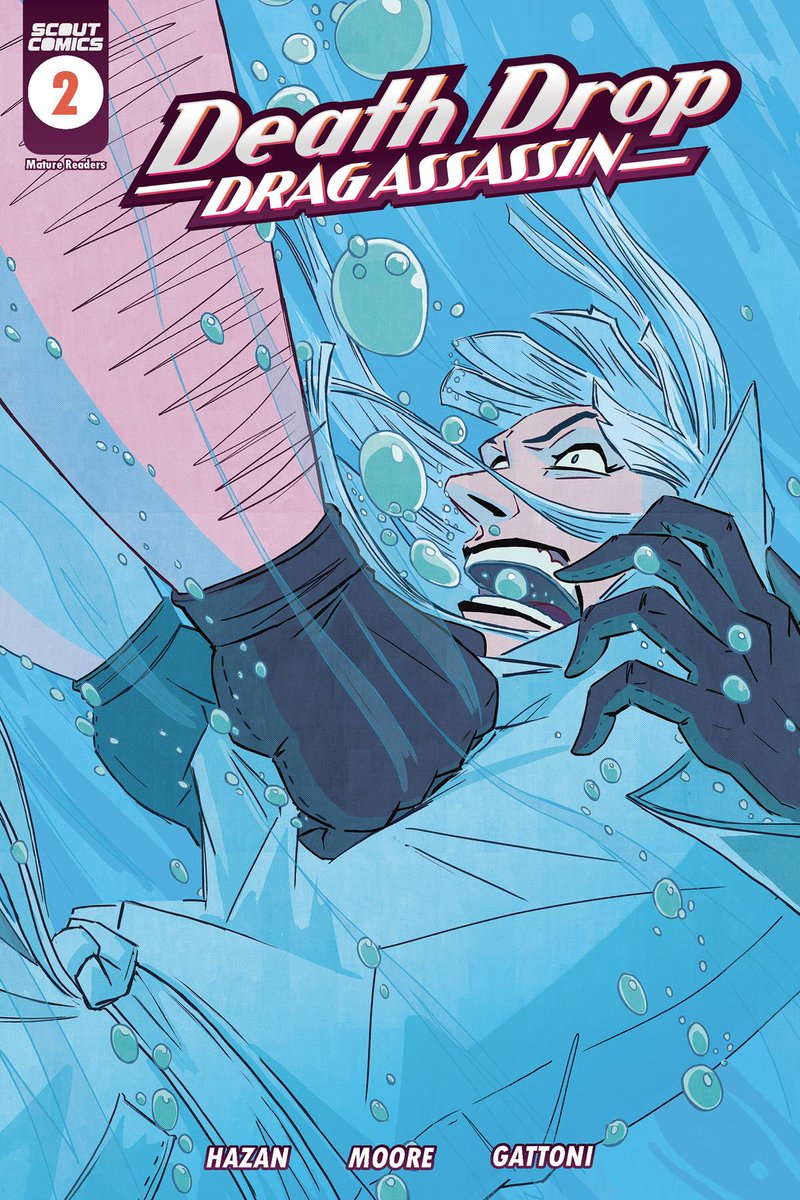 notanotheralex's tweet photo. happy #ncbd to DEATH DROP: DRAG ASSASSIN #2! if you’re swinging by your #lbcs, you can now pick up the second instalment of this queer crime noir by @DavidTHazan, @LetteringBear and myself from @ScoutComics- would love to hear war you think!
✨💅✨ https://t.co/NjRXjYy7WV
