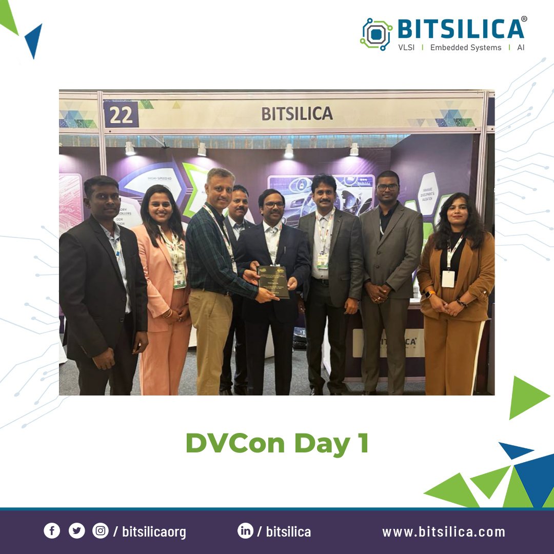 DV Con day 1 went great, all thanks to Mr. Mukunda Krishnappa and his dedicated management team who worked tirelessly to make this event a huge success.

#BITSILICA #VLSI #Semiconductors #Embedded #Technology #CareerGrowth #dvcon2023 #dvcon #design #conference #corportaeevent