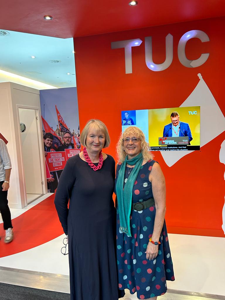 Harriet Harman (@harrietharman) on Twitter photo Caught up with so many friends at <a href="/The_TUC/">Trades Union Congress</a> in L'Pool. Congrats on a great conf! <a href="/UniteSharon/">Sharon Graham</a> <a href="/sanditoksvig/">Sandi Toksvig</a> <a href="/WGGBLesley/">Lesley Gannon 🎩</a> <a href="/DianaHolland_/">Diana Holland</a> <a href="/unitetheunion/">Unite the union: join a union</a> <a href="/unisontheunion/">UNISON - UK's largest union</a> Caught up with so many friends at <a href="/The_TUC/">Trades Union Congress</a> in L'Pool. Congrats on a great conf! <a href="/UniteSharon/">Sharon Graham</a> <a href="/sanditoksvig/">Sandi Toksvig</a> <a href="/WGGBLesley/">Lesley Gannon 🎩</a> <a href="/DianaHolland_/">Diana Holland</a> <a href="/unitetheunion/">Unite the union: join a union</a> <a href="/unisontheunion/">UNISON - UK's largest union</a>
