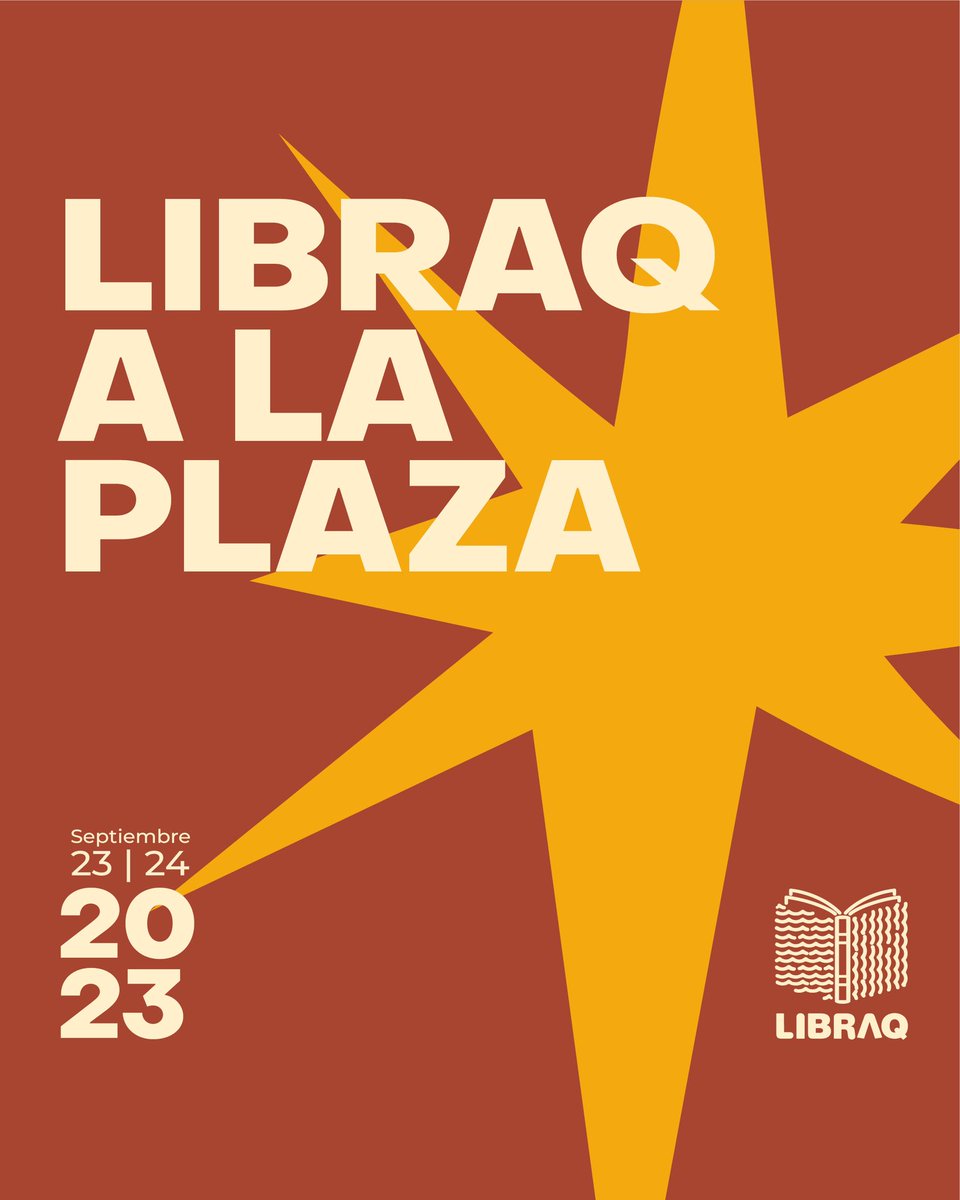 ferialibraq's tweet photo. ¿Qué trae LIBRAQ a la Plaza? Descúbrelo aquí https://t.co/tQJnJ7di7E
Te esperamos este 23-24 Septiembre en la Plaza y Complejo Cultural de la Antigua Aduana con una programación completa durante dos dias, una Plaza de Libros, música y gastronomía!
Un evento de #FeriaLIBRAQ https://t.co/AfQO6tpV9B