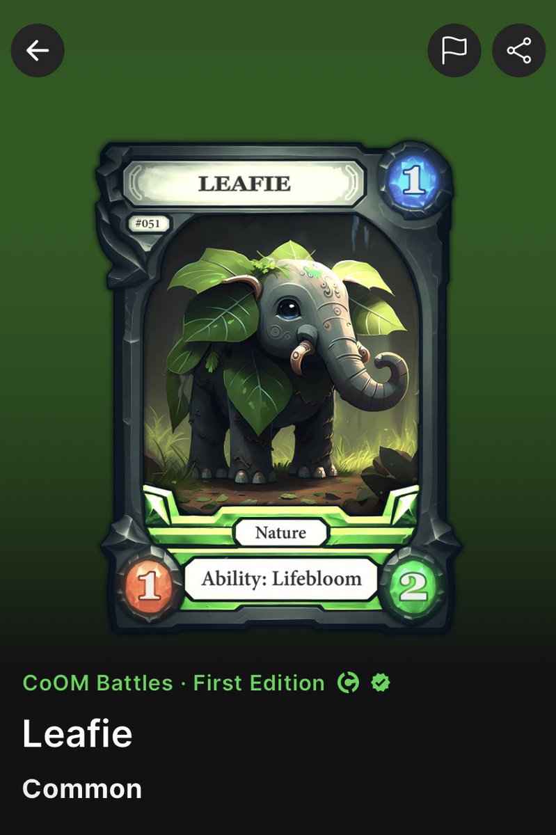 Retweet the below Tweet for a chance to win this 1st Edition Leafie!👇🔁