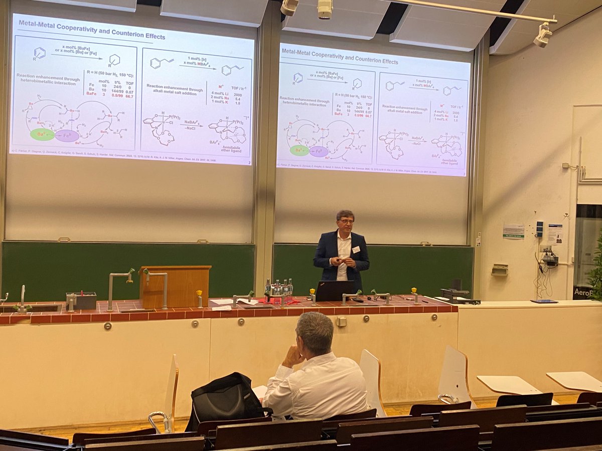 Sustainable Chemistry Centre Bayreuth (@suscentrebay) on Twitter photo Robert Wolf talking about “Counterion Effect in Cobalt-Catalyzed Alkene Hydrogenation” at COC2. <a href="/unibt/">Universität Bayreuth</a> #Bayreuth #Katalyse #Catalysis #sustainable #Sustainability <a href="/uni_regensburg/">Universität Regensburg</a> Robert Wolf talking about “Counterion Effect in Cobalt-Catalyzed Alkene Hydrogenation” at COC2. <a href="/unibt/">Universität Bayreuth</a> #Bayreuth #Katalyse #Catalysis #sustainable #Sustainability <a href="/uni_regensburg/">Universität Regensburg</a>