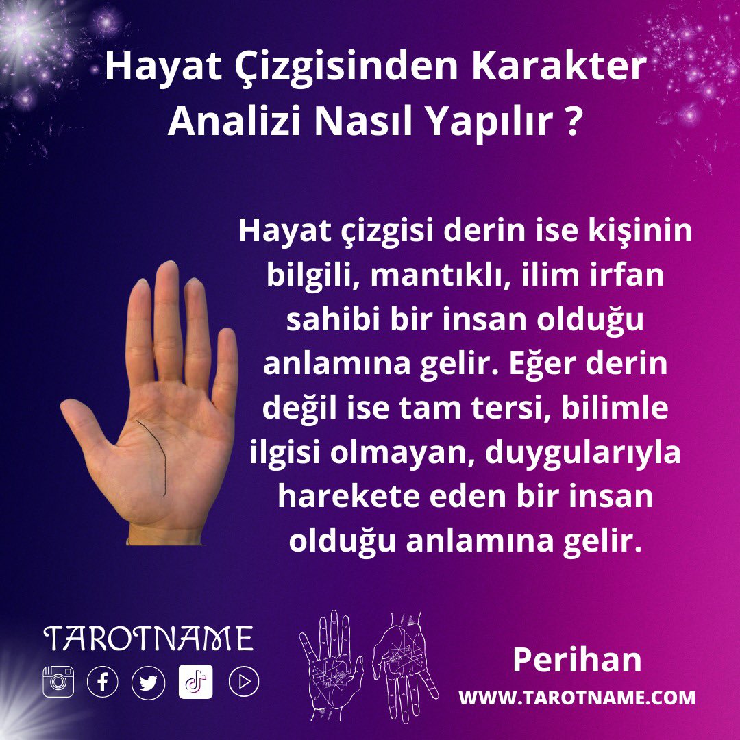 tarotname_com's tweet photo. ✋Hayat Çizgisinden Karakter Analizi Nasıl Yapılır ?✋⬇️

👍100 En lyi Online Fal Deneyimi
👉Uygulamamizi playstore üzerinden indirmeyi unutmayın:⬇️
🟪TAROTNAME🟪
💻https://t.co/yO7TSF7A4M
#astrologia https://t.co/cYqK9RlFov