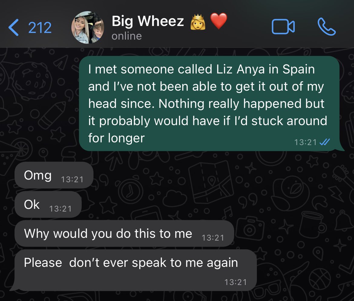 JamieMathias's tweet image. My relationship nearly ended after a 24 hour work trip to Barcelona. Be careful of where temptation can lead you