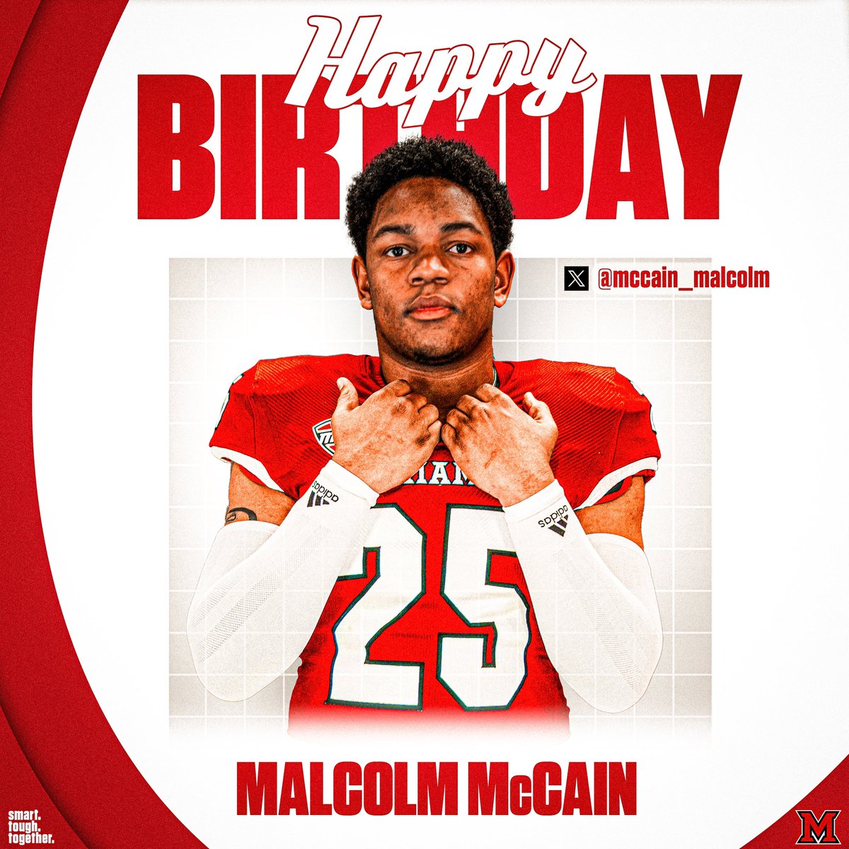 Happy Birthday, <a href="/mccain_malcolm/">Malcolm J. McCain</a>‼️

#RiseUpRedHawks | 🎓🏆