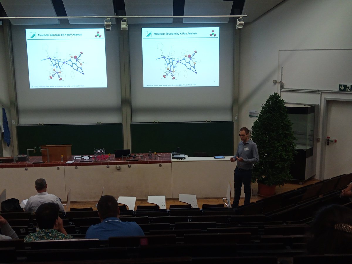 Sustainable Chemistry Centre Bayreuth (@suscentrebay) on Twitter photo Martin Schlagbauer finishing the "31st Colloquy on Organometallic Chemistry for Catalysis". He is talking about „Selective C-alkylations“ <a href="/unibt/">Universität Bayreuth</a> #Bayreuth #sustainable #Sustainability #Nachhaltigkeit Martin Schlagbauer finishing the "31st Colloquy on Organometallic Chemistry for Catalysis". He is talking about „Selective C-alkylations“ <a href="/unibt/">Universität Bayreuth</a> #Bayreuth #sustainable #Sustainability #Nachhaltigkeit