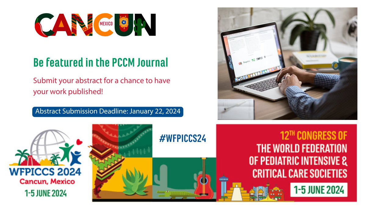 Want your work featured in the prestigious PCCM Journal? 📚 Share your groundbreaking research at #WFPICCS24 and seize the opportunity for global recognition. Don't miss out, submit your abstract now! bit.ly/3rekSKI #research #PedsICU