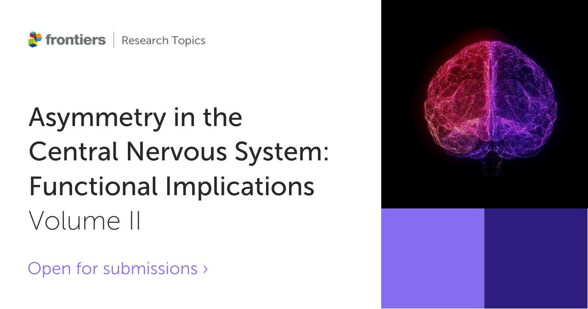 FrontNeurosci's tweet image. Explore neurophysiological and molecular mechanisms in balance maintenance/disruption with behavioral and adaptive outcomes, in collaboration with Frontiers in Systems Neuroscience.

Contribute to this series today!➡️ t.ly/GQmpy #systemsneuroscience #neuroscience