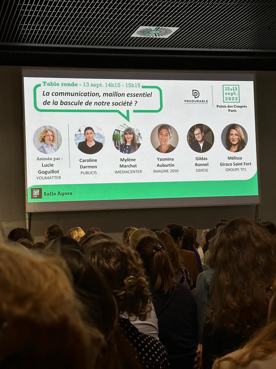 #PRODURABLE
« La communication, maillon essentiel de la bascule de notre société ? » avec <a href="/SandrineClion/">Sandrine clion</a>, <a href="/YasminaAuburtin/">Yasmina Auburtin</a>, @GildasBonnel, Mélissa Giraco Saint-Fort, @Lucie_Gglt et @carosop.