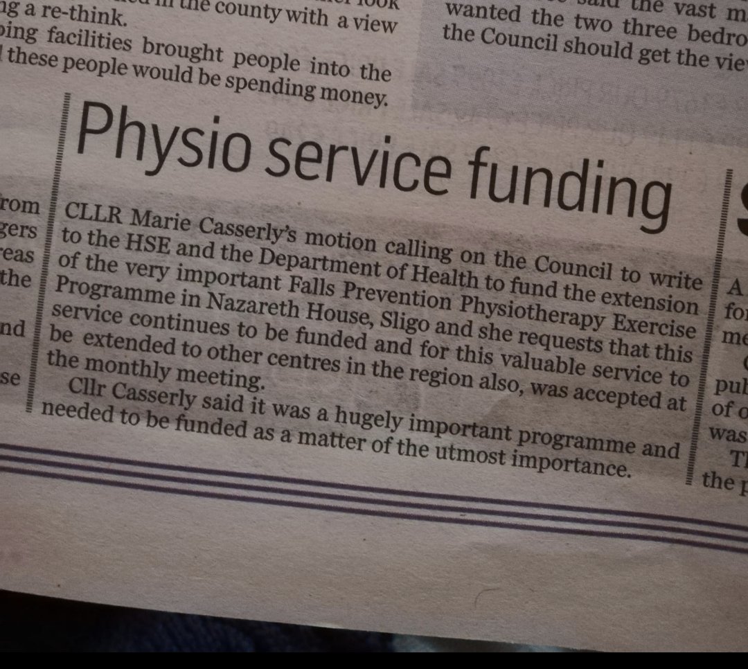 Wayne McNulty (@physiomcnulty) on Twitter photo Thanks to
<a href="/Marie_Casserly/">Cllr Marie Casserly</a>
pushing for increased funding of Evidence based Health promotion initiatives
<a href="/brennan_edel/">Edel Brennan</a>
<a href="/FionaOSullivan3/">Fiona O'S</a>
<a href="/vanda_cummins/">Vanda Cummins</a>
<a href="/LaterLifeTrain/">Later Life Training</a> <a href="/hilo_hughes/">Hilary Cullinan</a> Thanks to
<a href="/Marie_Casserly/">Cllr Marie Casserly</a>
pushing for increased funding of Evidence based Health promotion initiatives
<a href="/brennan_edel/">Edel Brennan</a>
<a href="/FionaOSullivan3/">Fiona O'S</a>
<a href="/vanda_cummins/">Vanda Cummins</a>
<a href="/LaterLifeTrain/">Later Life Training</a> <a href="/hilo_hughes/">Hilary Cullinan</a>