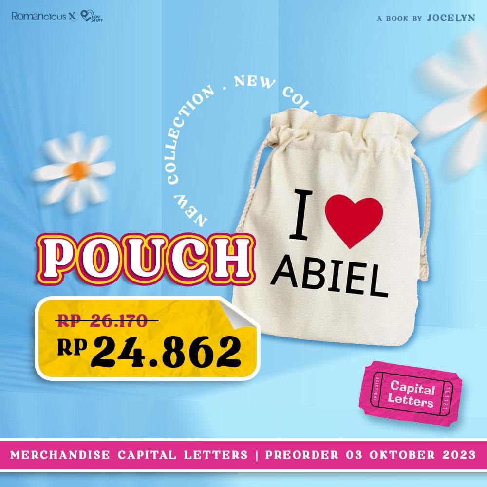 Spill merch capital letter part 1, pouch gemas I ❤️ ABIEL!

Preorder, 3 Oktober 2023🥰

<a href="/adikyoshi/">jo ☆</a> #CapitalLetters