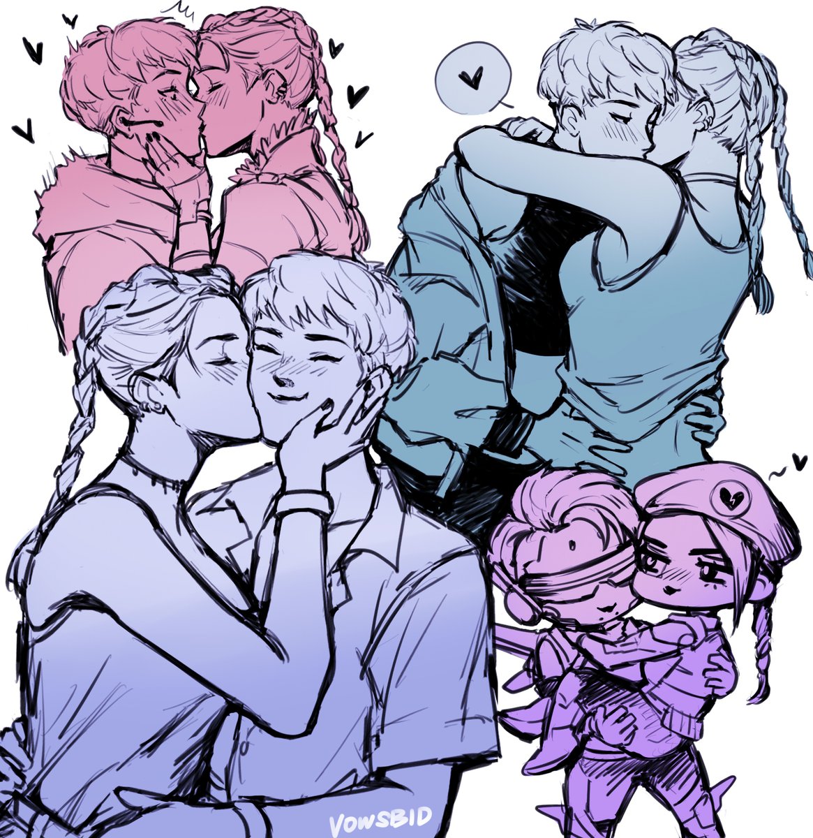 VOWSBID's tweet image. valkloba doodle💐