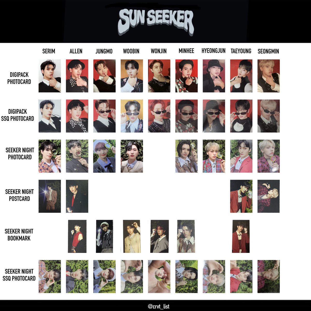 CRAVITY ジョンモ soundwave サウェ ウユ CRAVITY ジョンモ sun seeker