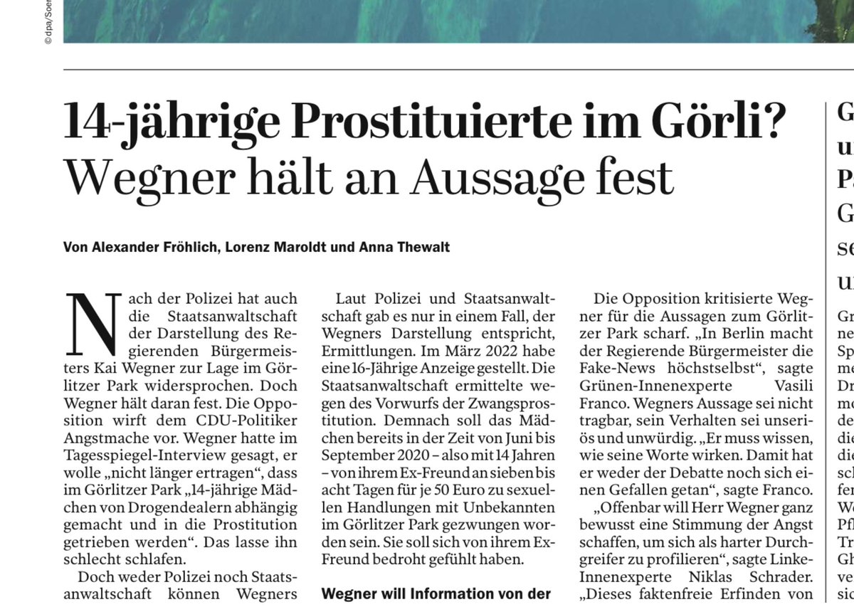 Vor 10 Jahren begann ich in der Kriminalprävention zu arbeiten.
Schon damals, also vor all dem AfD-Hass und alltäglichen Fakenews war klar, was eins der größten gesellschaftlichen Probleme ist: irrationale Kriminalitätsfurcht.
Bemerkenswert, dass das in Berlin nun Chefsache ist.