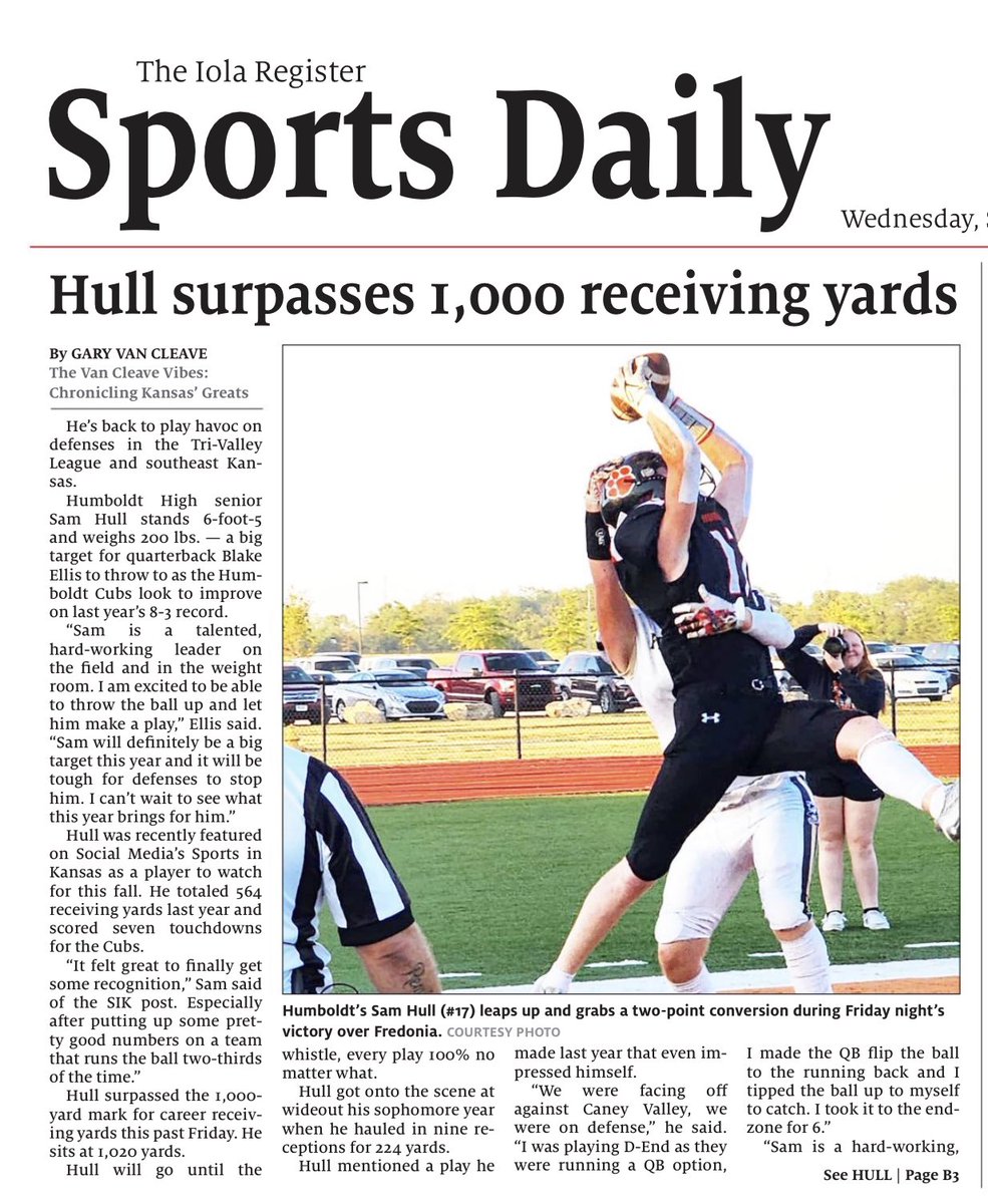 MonaHull24's tweet photo. Morning coffee over The @IolaSports . Thank you, great article, and wonderful teammates for Sam! https://t.co/5UfmAoNIXL
