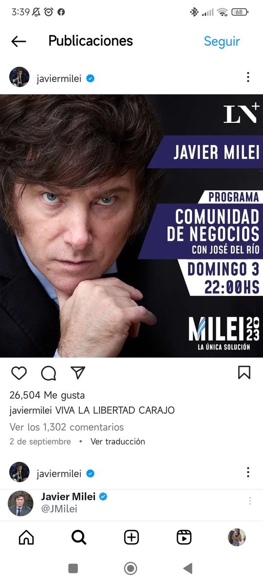 estefiberardi's tweet photo. Es la mano de Milei? Para mi que si. Fátima subió ésto y lo borró 👇🏻 https://t.co/WNGZ6kGeAA
